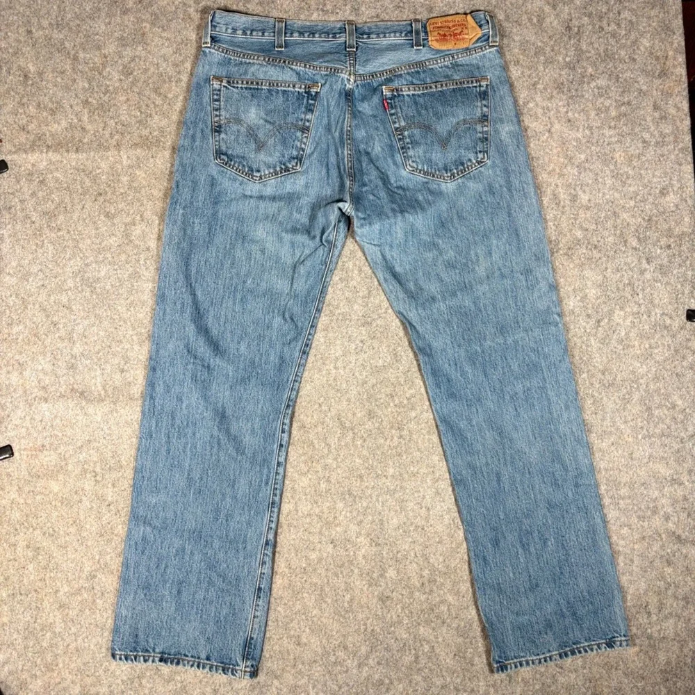 Levi's 501 Original Jeans Mens 40x32 Blue Straight Leg Button Fly Denim VTG 90s